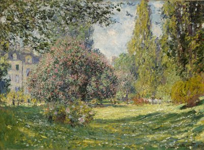 Landscape, The Parc Monceau by Claude Monet